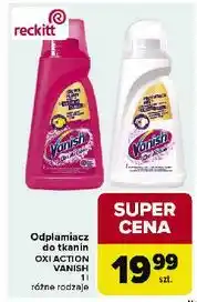 Carrefour Odplamiacz w płynie white Vanish Oxi Action oferta