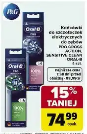 Carrefour Końcówki do szczoteczek Oral-B Sensitive Clean oferta