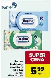 Carrefour Papier toaletowy nawilżany ultra sensitive Regina oferta