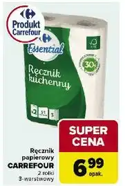 Carrefour Ręczniki papierowe Carrefour Essential oferta