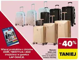 Carrefour Walizka na kółkach 49 cm Semi Line oferta