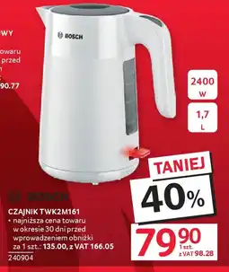 Selgros Bosch Czajnik TWK2M161 oferta