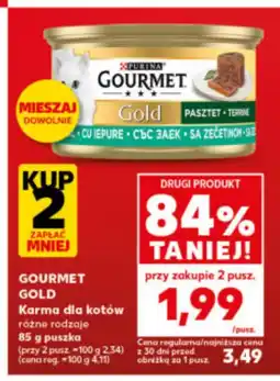 Kaufland Karma dla kota Gourmet Gold oferta