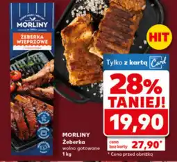 Kaufland Żeberka wieprzowe Morliny oferta