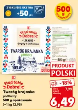 Kaufland Twaróg K-Stąd Takie Dobre oferta