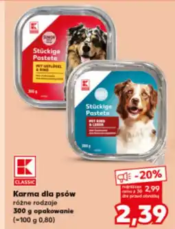 Kaufland Karma dla psa K-Classic oferta