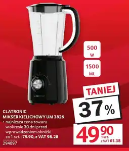 Selgros Clatronic Mikser kielichowy UM 3826 oferta