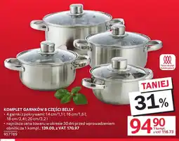 Selgros Belly komplet garnków oferta