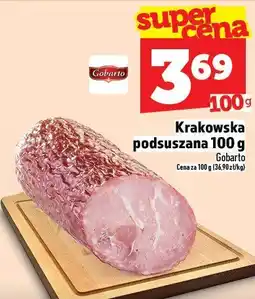 Topaz Kiełbasa Krakowska podsuszana 100 g Gobarto oferta