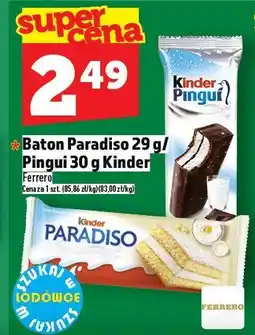 Topaz Baton Paradiso 29 g / Pingui 30 g Kinder oferta