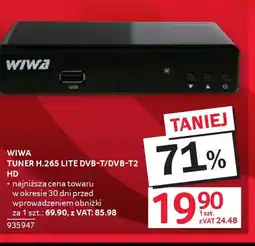 Selgros WIWA Tuner H.265 Lite DVB-T/T2 HD oferta