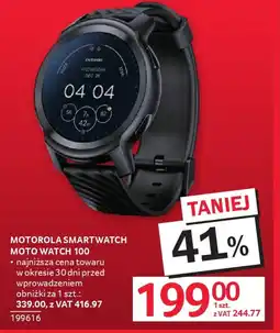 Selgros Motorola Smartwatch Moto Watch 100 oferta
