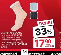 Selgros Skarpetki ocieplane oferta