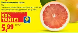 Lidl Pomelo czerwone, luzem oferta