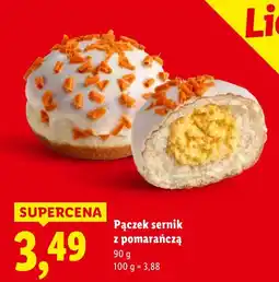 Lidl Pączek sernik z pomarańczą oferta