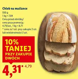 Lidl Chleb na maślance oferta