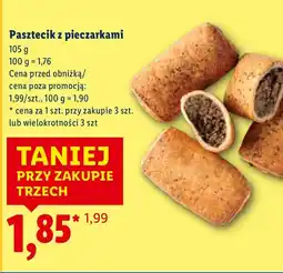 Lidl Pasztecik z pieczarkami oferta