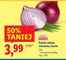 Lidl Cebula Polska cebula czerwona, luzem oferta