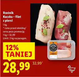 Lidl Kaczka - filet z piersi Rzeźnik oferta