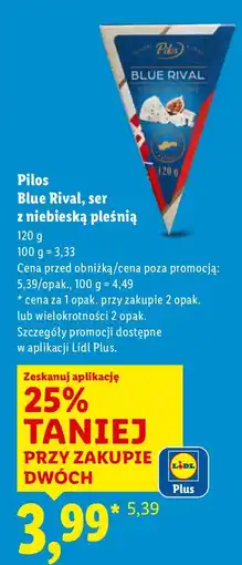 Lidl Ser Carski w plastrach Pilos XXL oferta