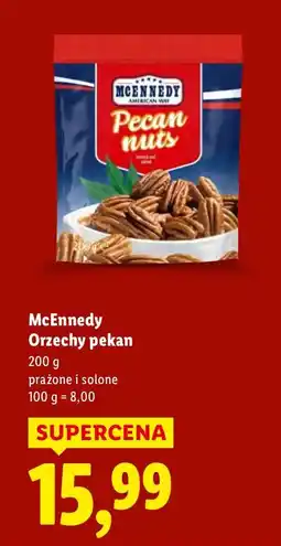 Lidl Orzechy pekan McEnnedy prażone i solone oferta