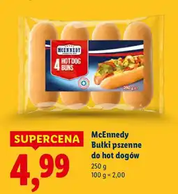 Lidl Bułki pszenne do hot dogów McEnnedy oferta