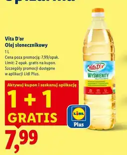Lidl Vita D'or Olej słonecznikowy oferta