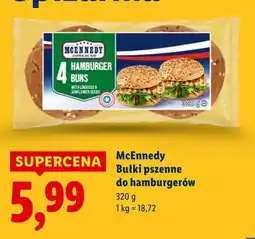 Lidl McEnnedy Bułki pszenne do hamburgerów oferta