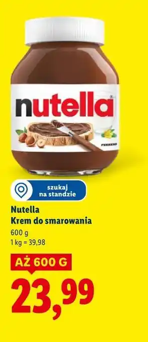 Lidl Nutella Krem do smarowania oferta