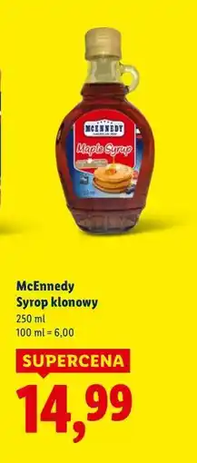 Lidl McEnnedy Syrop klonowy oferta
