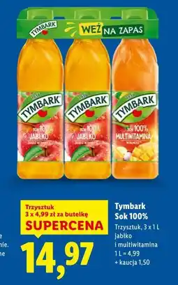 Lidl Tymbark Sok 100% (jabłko i multiwitamina) oferta