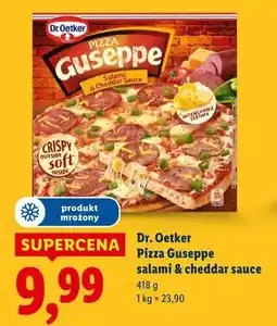 Lidl Dr. Oetker Pizza Giuseppe salami & cheddar sauce oferta
