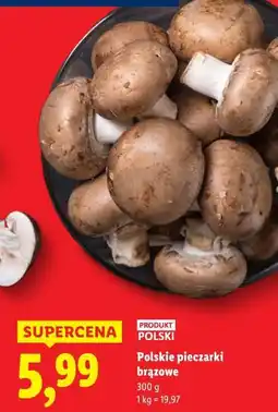 Lidl Polskie pieczarki brązowe oferta