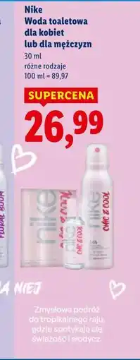 Lidl Nike Woda toaletowa dla kobiet lub dla mężczyzn oferta