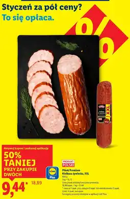 Lidl Pikok Premium Kiełbasa żywiecka, XXL oferta