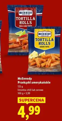 Lidl McEnnedy Przekąski amerykańskie (limonka-chili lub serowe) oferta