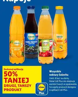 Lidl Solevita Nektary (pomarańcza, czarna porzeczka, jabłko, mango) oferta