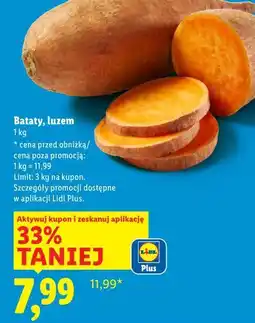 Lidl Bataty, luzem oferta