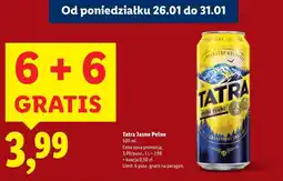 Lidl Piwo Tatra Jasne Pełne oferta