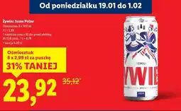 Lidl Żywiec Jasne Pełne (puszka 500 ml, 8 sztuk) oferta