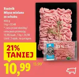 Lidl Rzeźnik Mięso mielone ze schabu oferta