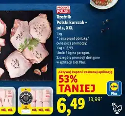 Lidl Rzeźnik Polski kurczak – uda, XXL oferta