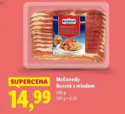 Lidl McEnnedy Boczek z miodem oferta
