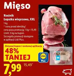 Lidl Rzeźnik łopatka wieprzowa, XXL oferta
