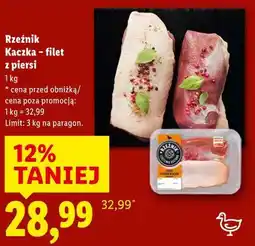 Lidl Rzeźnik Kaczka – filet z piersi oferta