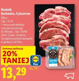 Lidl Rzeźnik Karkówka, 5 plastrów oferta