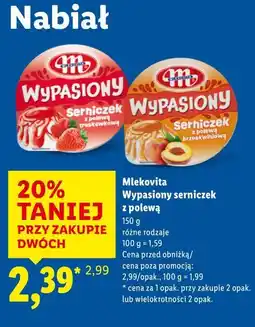 Lidl Mlekovita Wypasiony serniczek z polewą oferta