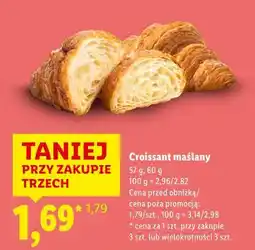 Lidl Croissant maślany oferta