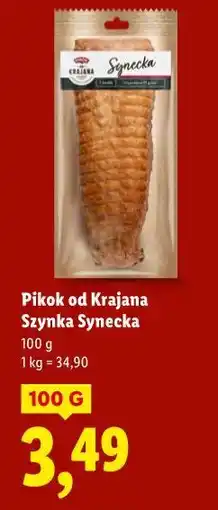 Lidl Pikok od Krajana Szynka Synecka oferta