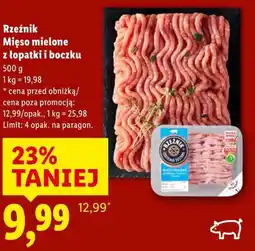 Lidl Rzeźnik Mięso mielone z łopatki i boczku oferta